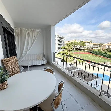 Sea&pool Views Terrace 1bdr, 500 M From The Golden Sands *